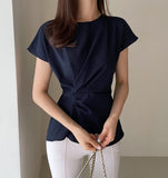 Want Me Shirring Blouse