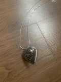 Fairy rose heart necklace