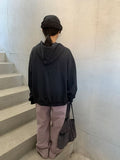 Silka Cotton Rivet Over Hood Zip-Up