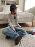 Dallo Henley Neck Frill Long Sleeve Tee