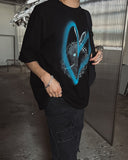 Bullet heart rabbit short sleeve T-shirt