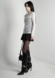Hidden Cotton Pleats Skirt