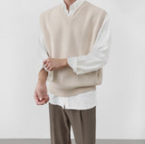 Bron V-neck Knit Vest