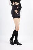see-through mesh long socks