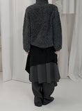 Ketone High Neck Button Cardigan