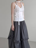 Illif Ruffle Scarf Sleeveless