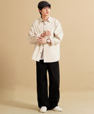 Duff Overfit Peach Cotton Shirt