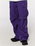 Wide Cargo Parachute Pants