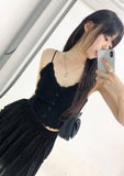 mild lace sleeveless top