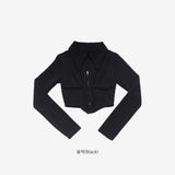 Fix Crop Hoodie Zip-Up