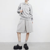 Maryna Button Sweatshirt