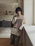 Frame Vintage Print Long Sleeve T-shirt