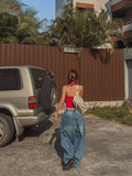 Soma Chain Balloon Denim Pants