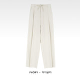 Easy Linen One-Tuck Wide Pants
