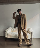 Mauve Wool Over Blazer