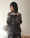 Linga Duffle Nordic Hood Knit Cardigan