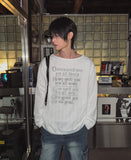 Rough See-through Layered Knit
