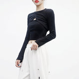 [NONCODE] (1+1) DeMer Bolero T-shirt + Sleeveless Set