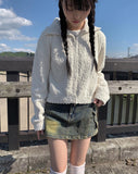 Cite Pocket Washing Mini Skirt Pants