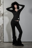 MONO RIB FOLDING PANTS