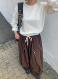 [Unisex] Turnedin Corduroy Rivet Balloon Wide Pants