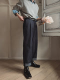 Revere one-tuck denim pants