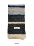 MIX WOOL STRIPE MUFFLER