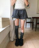 Awning Flower Roll-up Shorts
