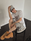 Focus printing short sleeves