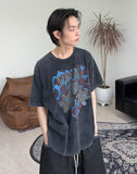 Penner Heart Washed Short Sleeve T-shirt