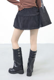 Enr Corduroy Lace Skirt