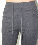 RIBBED BUTTON BOOTCUT PANTS