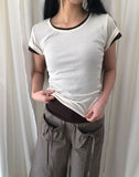 Dadin Color Short Sleeve T-shirt