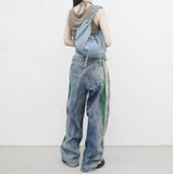 (Unisex) Renta Side Track Denim Pants