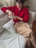 Fresh Summer Belted Two Tuck Slacks