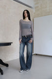 Sraight washed denim