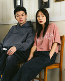 [AG.W] Applique Crop Half Tee