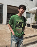 Rock band color short sleeve t-shirt