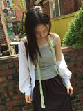 Shimori Heart Lace Sleeveless
