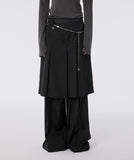 Pleats Midi Skirt
