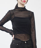 Erion see-through half-polar t-shirt