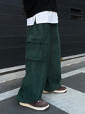 Fleece Cargo Balloon Pants