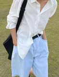 Natural linen shirt