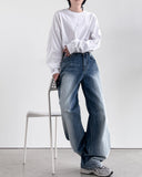 Liesel Slub Wide Denim
