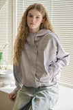 Crop Hood Windbreaker