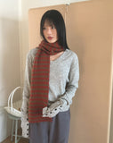 Cokin Vintage Stripe Knit Muffler