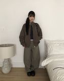 Ruhen Minimal Harringtton Two-Way Jacket