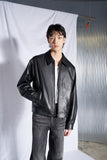 [Real Leather] Lambskin Overfit Two Way Single Jacket