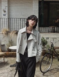 Leon cropped trench jacket