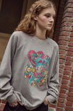 Stuffy Bunny Raglan Pigment Sweatshirt